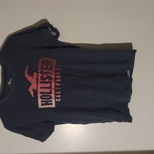 Hollister dark blue t shirt
